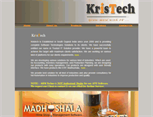 Tablet Screenshot of kristech-software.com